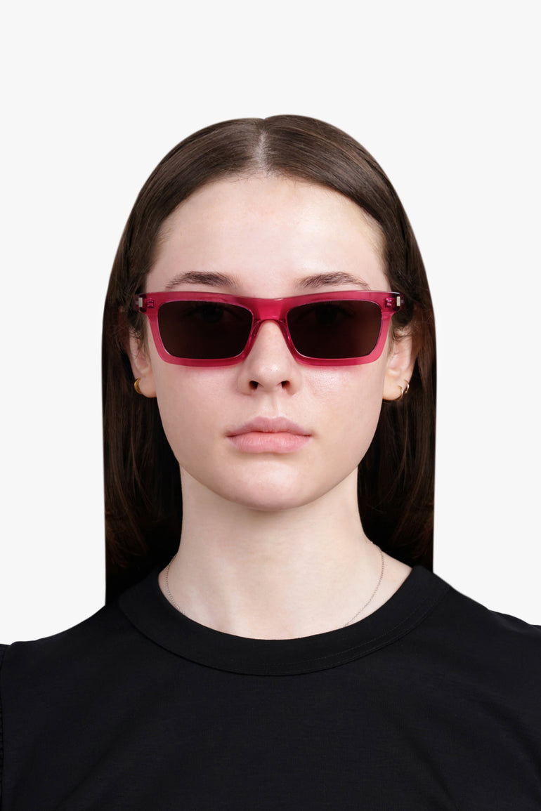 SAINT LAURENT BETTY 461 SUNGLASSES CYCLAMEN PINK NEW SEASON