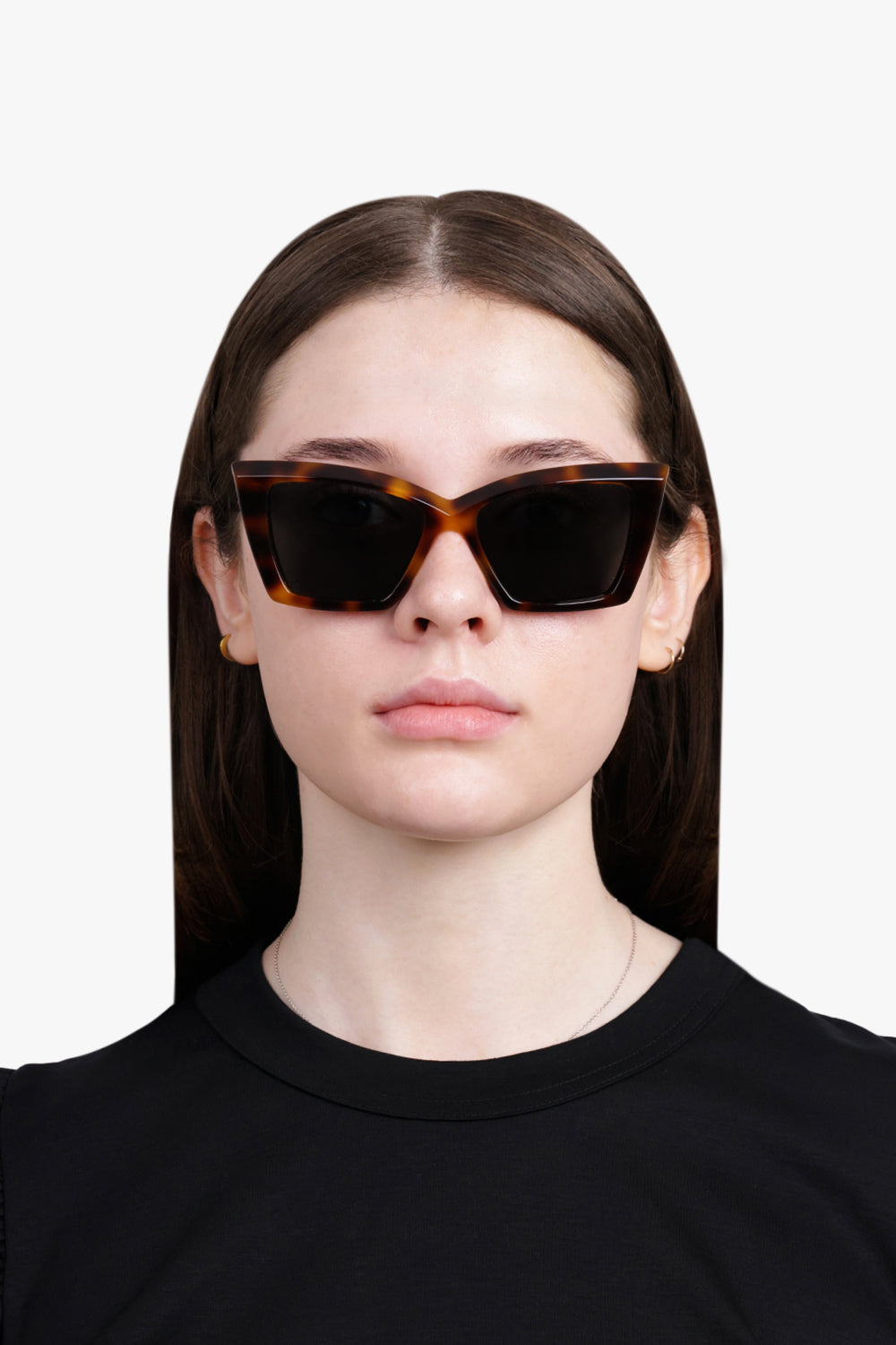 ハリガネオバサン専用 Sl 657 Cat Eye Acetate Sunglasses | Medium Havana/Black – Parlour X