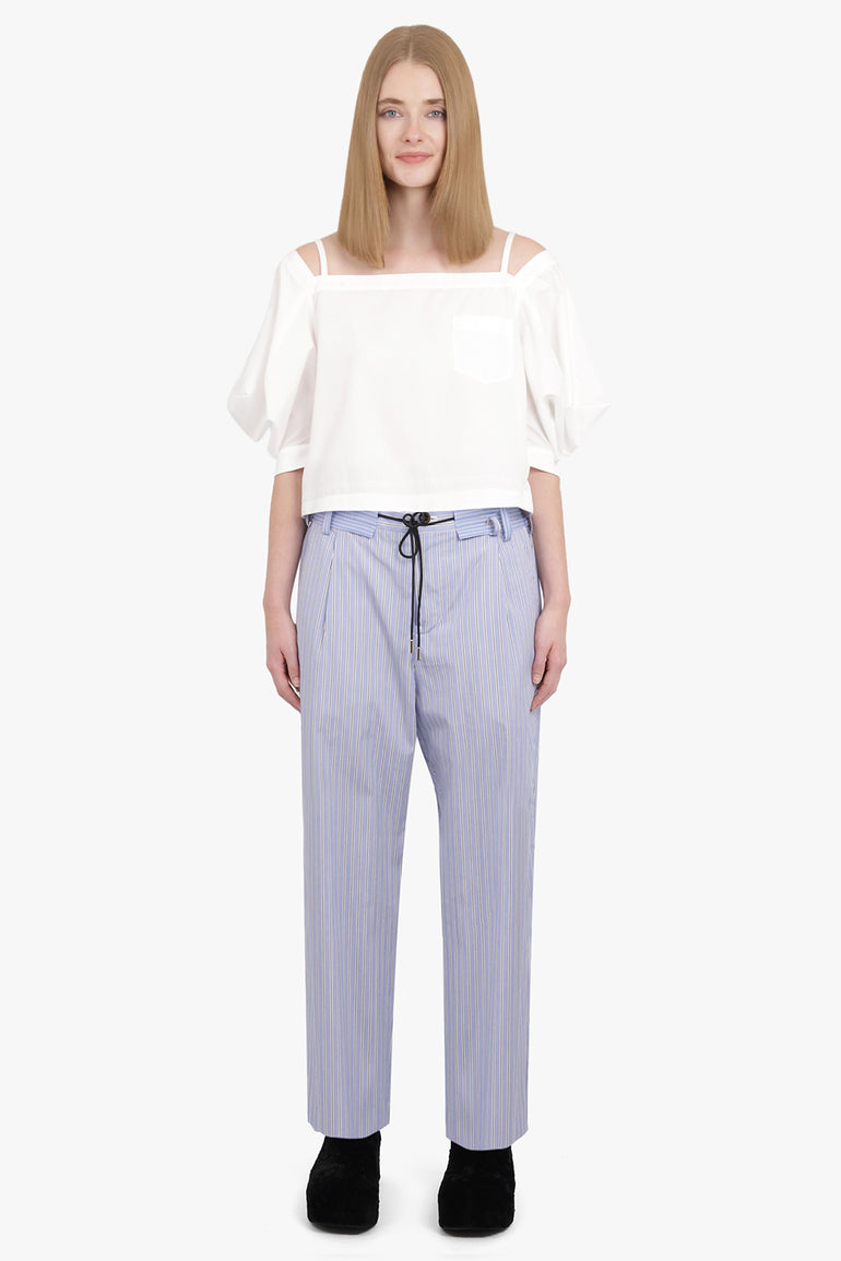 SACAI RTW THOMAS MASON JOGGER PANT | LIGHT BLUE STRIPE