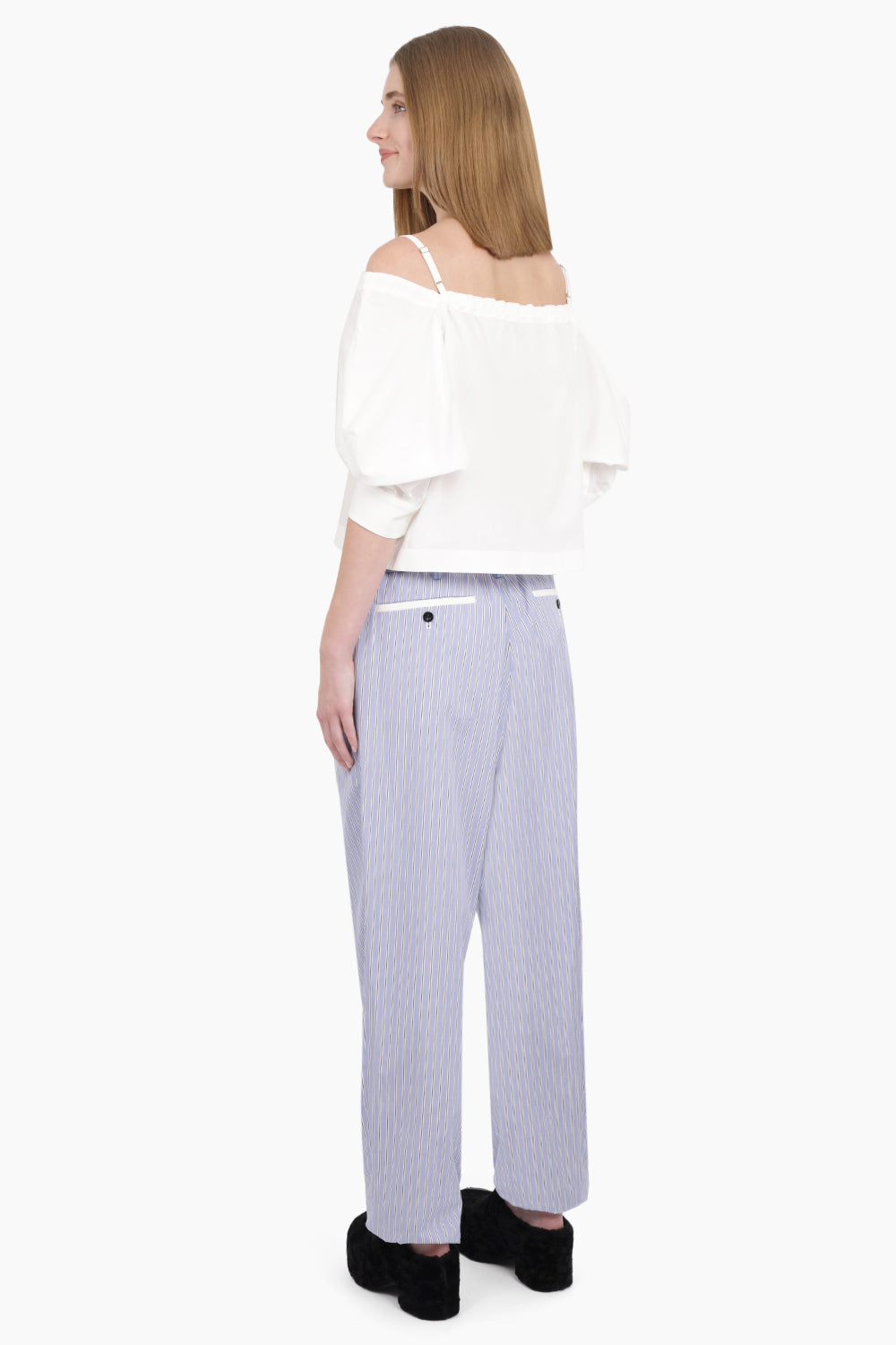 SACAI RTW THOMAS MASON JOGGER PANT | LIGHT BLUE STRIPE