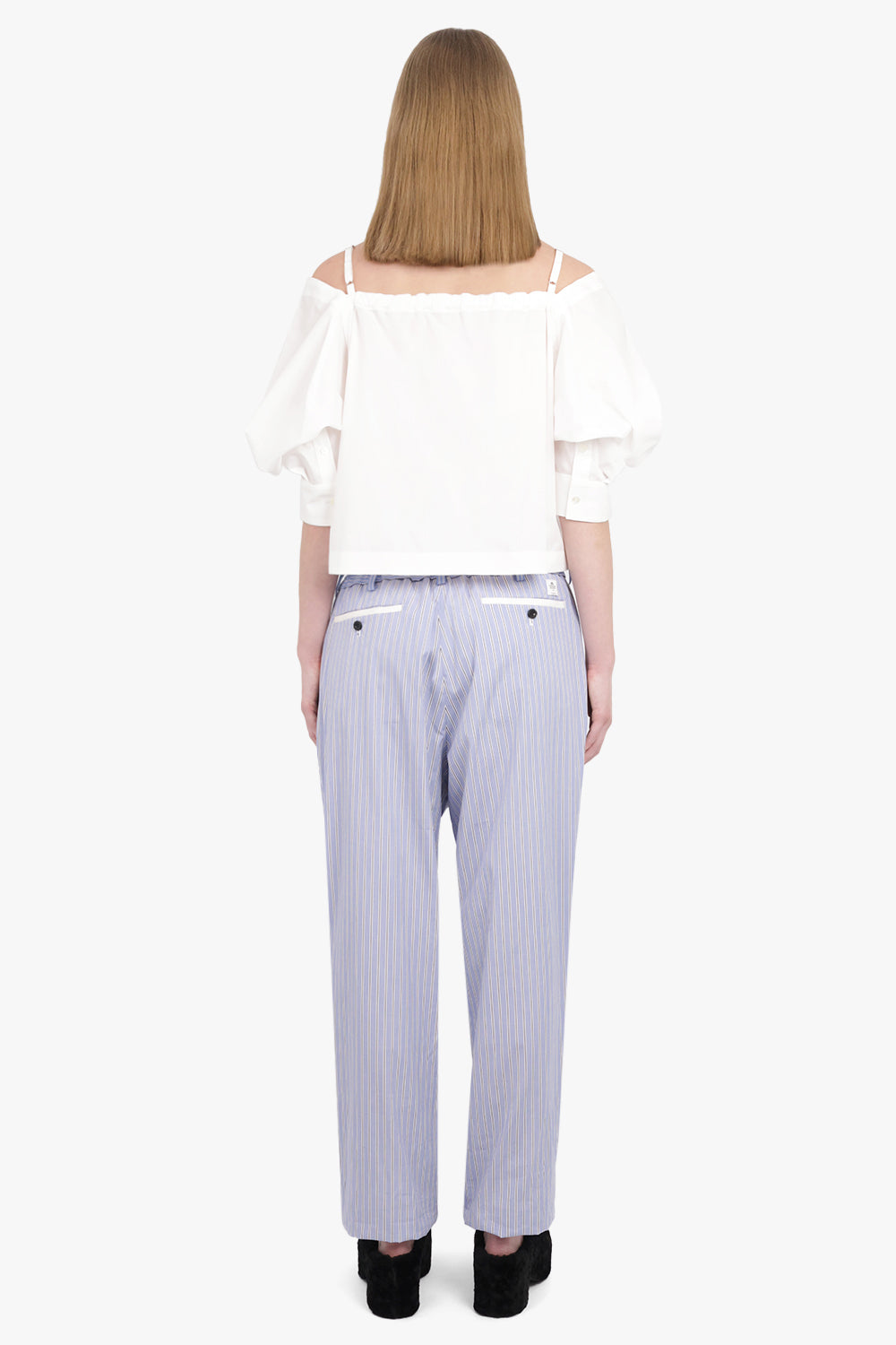 SACAI RTW THOMAS MASON JOGGER PANT | LIGHT BLUE STRIPE