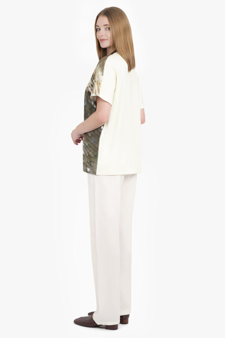 PHOEBE PHILO RTW Sequin Print Logo S/S T-Shirt | Multi
