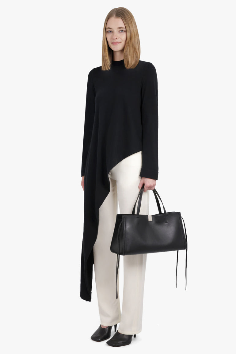PHOEBE PHILO BAGS BLACK / Black Small Kit Cabas Tote Bag | Black