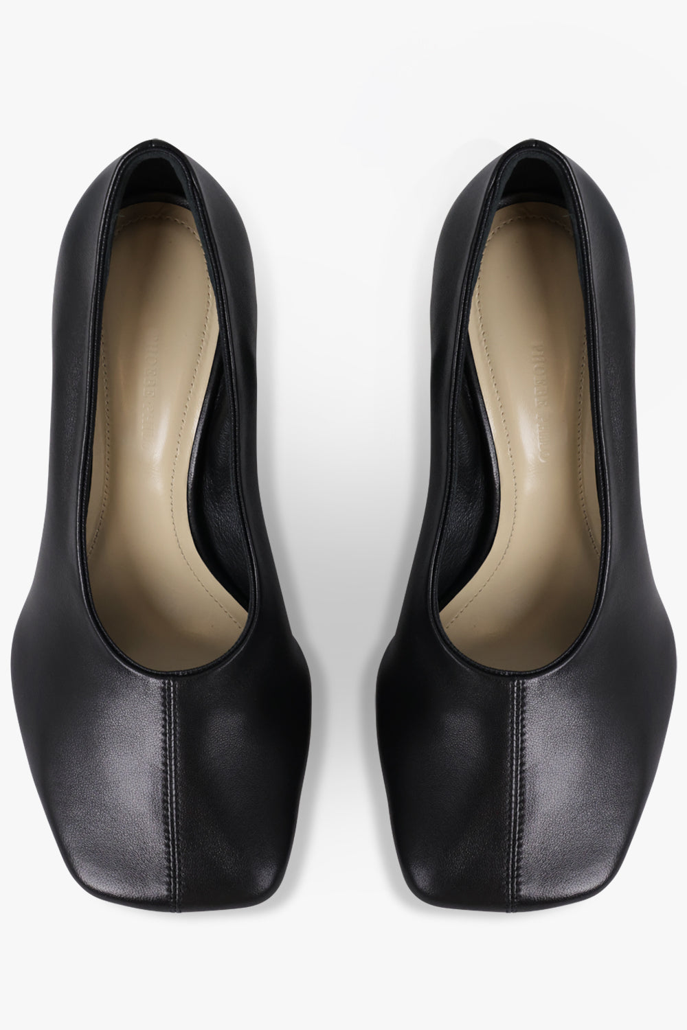 PHOEBE PHILO SHOES Soft Closed Square Toe 90mm Pump | Black
