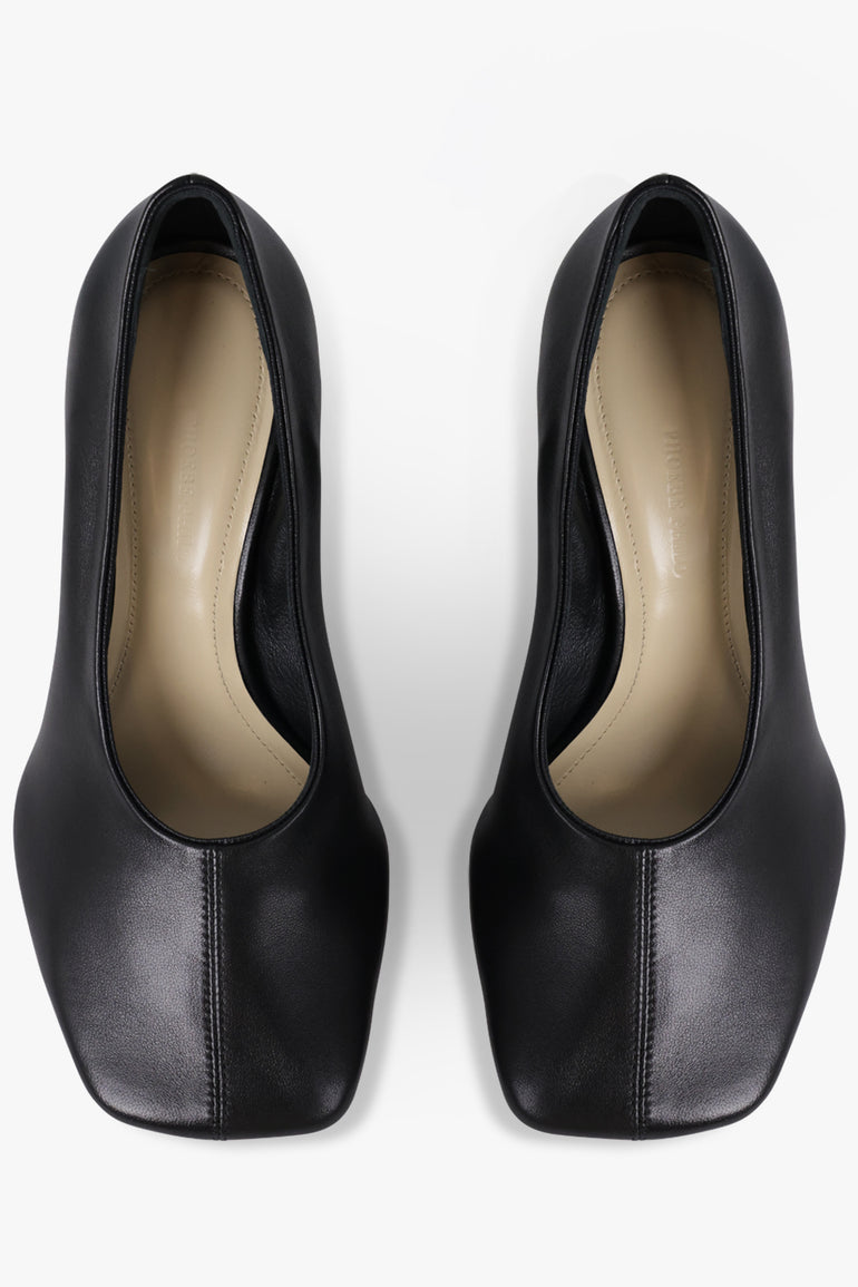 PHOEBE PHILO SHOES Soft Closed Square Toe 90mm Pump | Black