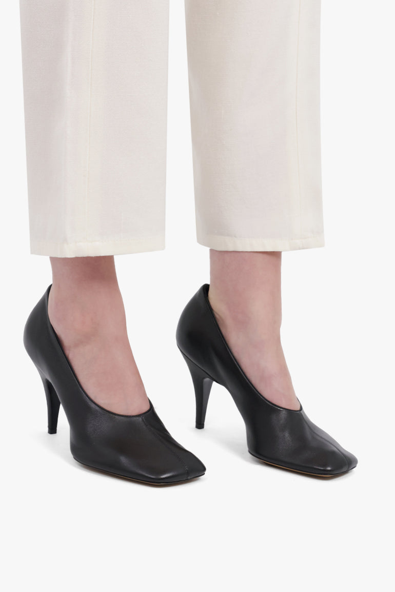 PHOEBE PHILO SHOES Soft Closed Square Toe 90mm Pump | Black
