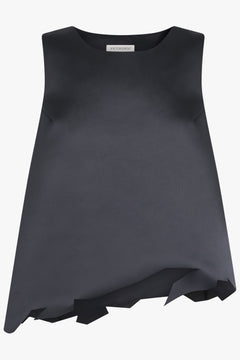 VIKTOR & ROLF RTW Deconstructed Hem S/Less Top | Black