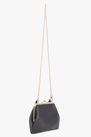 VIVIENNE WESTWOOD BAGS BLACK / Black Granny Frame Purse | Black/Gold