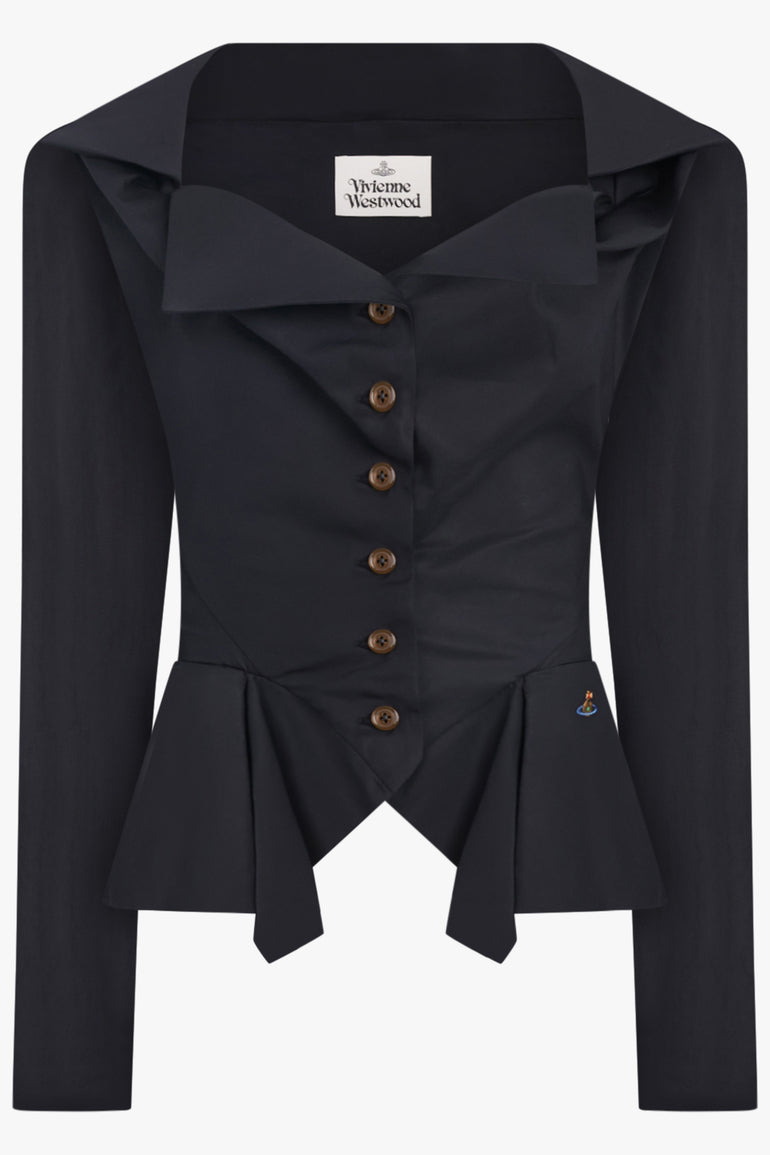 VIVIENNE WESTWOOD RTW Monday L/S Button Down Shirt | Black