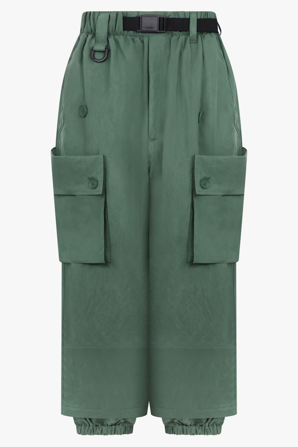 Y-3 RTW Loose Fit Cuffed Cargo Pant With Oversized Pockets | Green