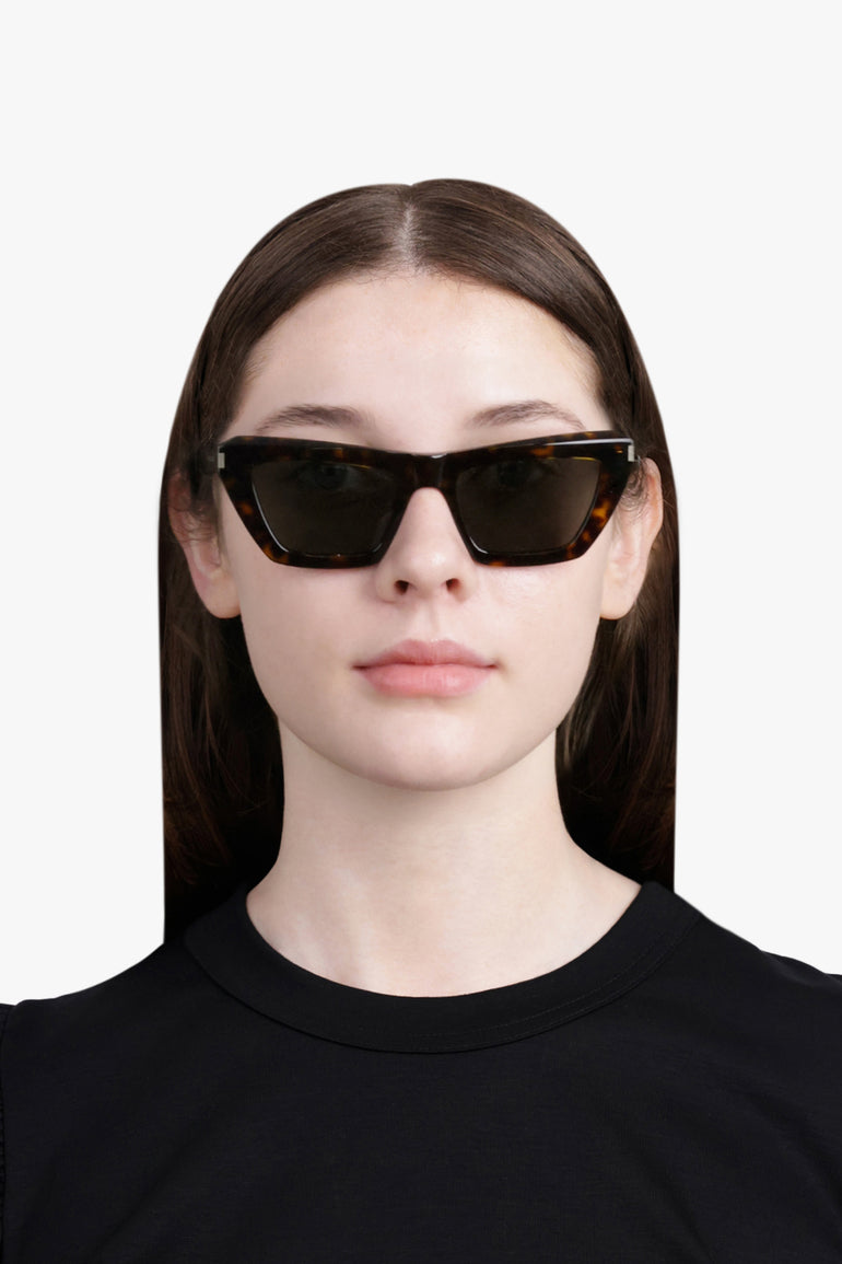 SL 467 BOLD SUNGLASSES DARK HAVANA SAINT LAURENT NEW SEASON
