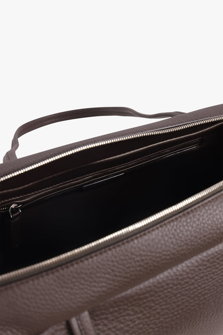 THE ROW BAGS BROWN / Deep Brown Astra Bowling Bag | Deep Brown