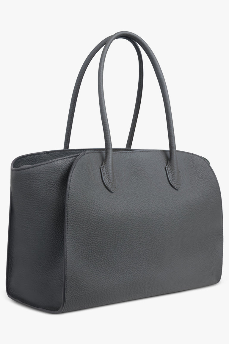 THE ROW BAGS BLACK / Dark Pine Black Marlo 14 Tote Bag | Dark Pine Black