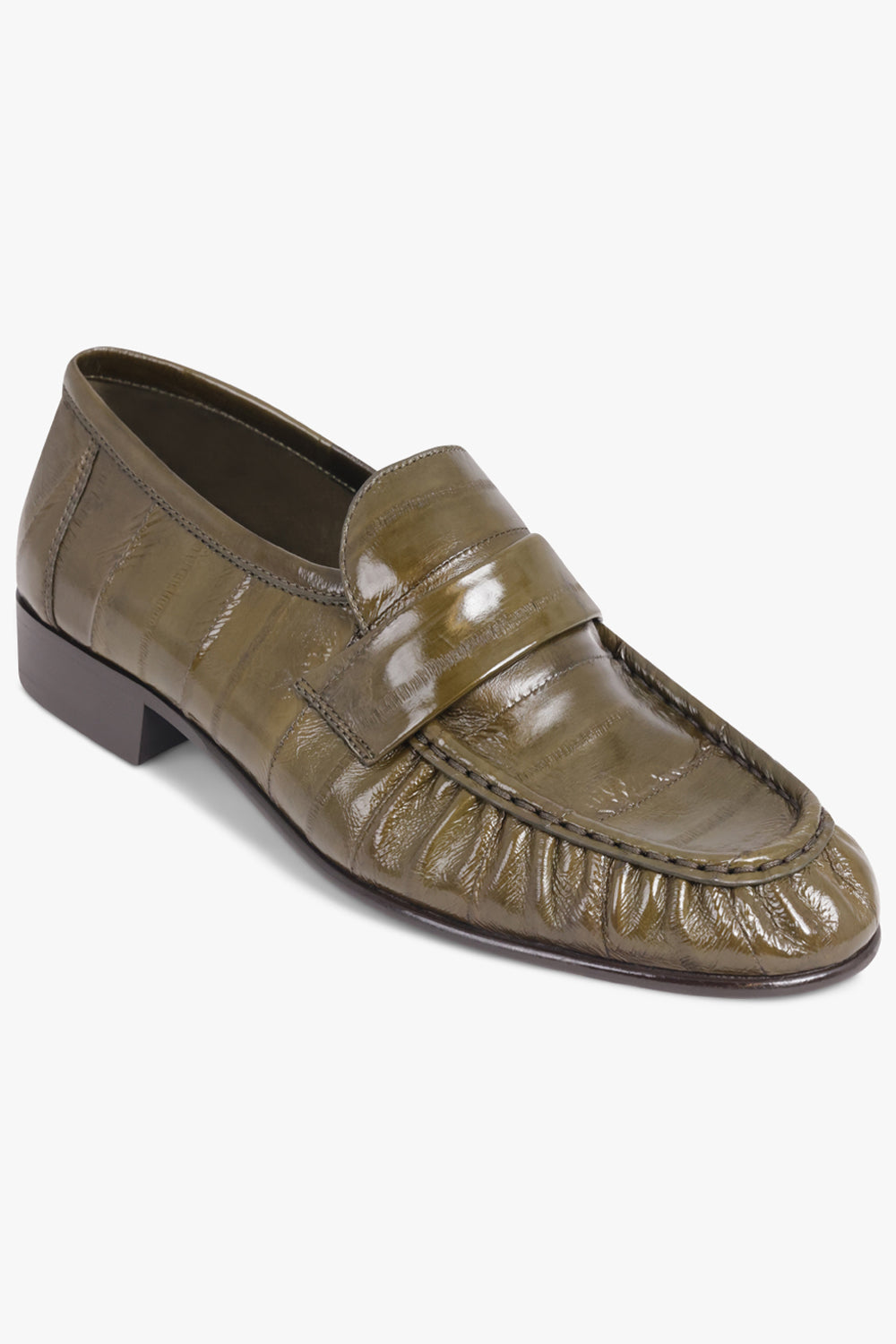 THE ROW SHOES Soft Loafer | Olive