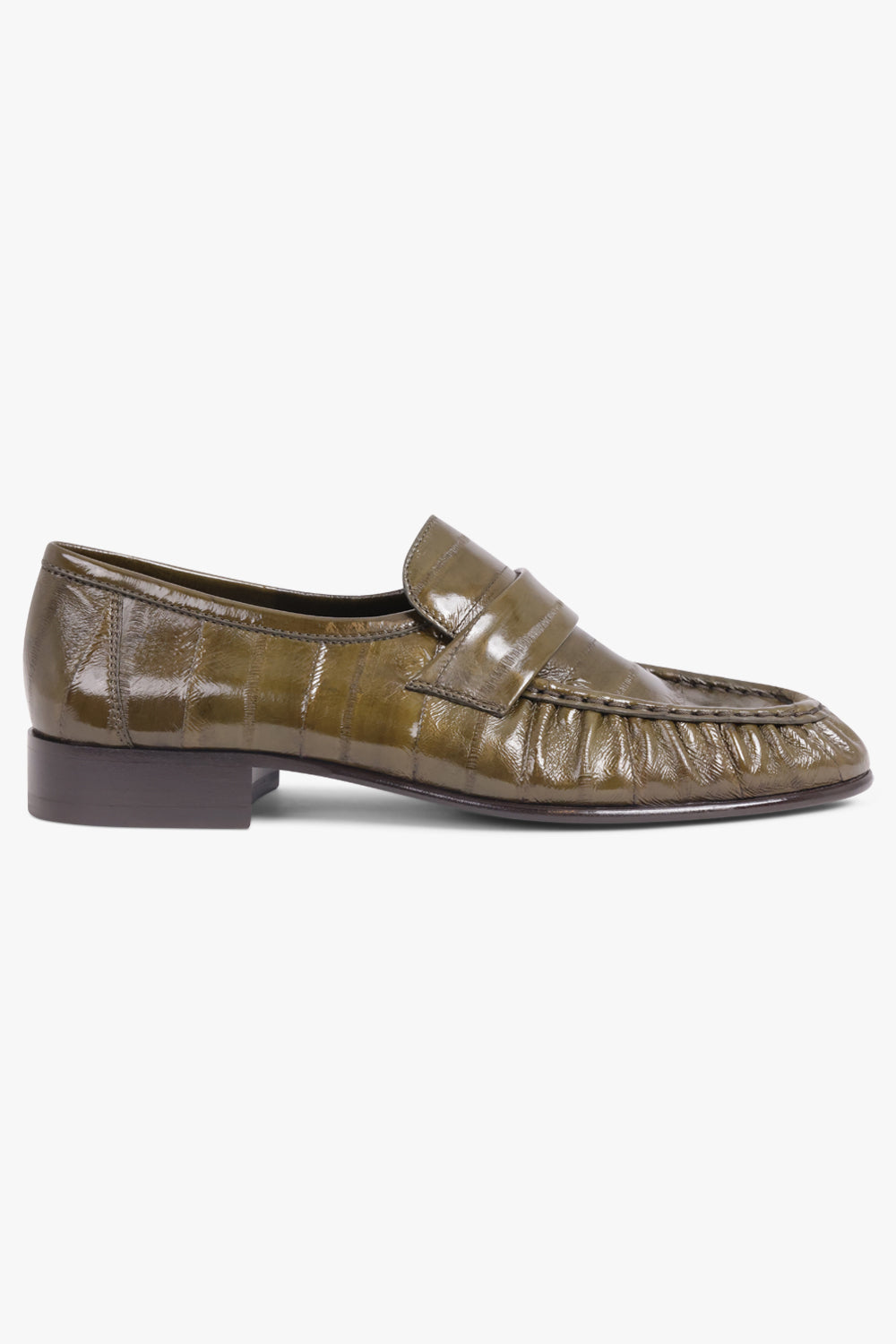 THE ROW SHOES Soft Loafer | Olive