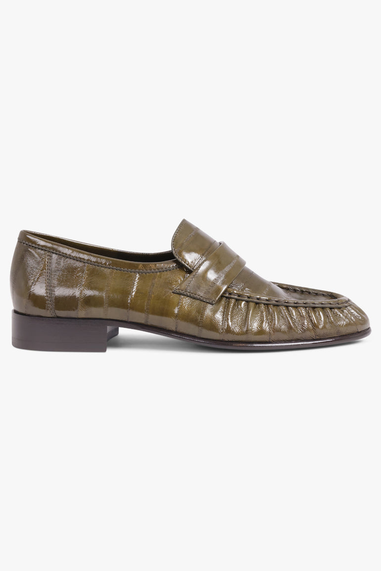 THE ROW SHOES Soft Loafer | Olive