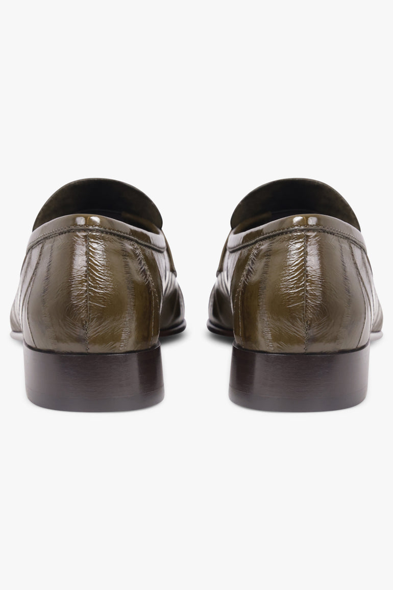 THE ROW SHOES Soft Loafer | Olive