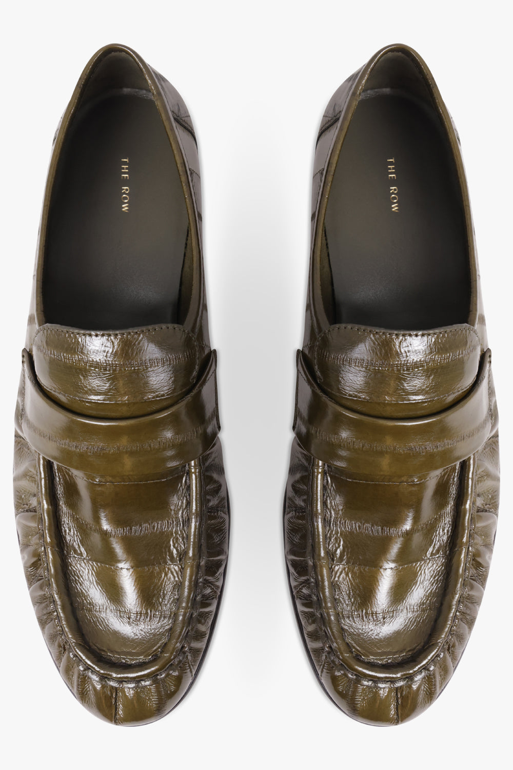 THE ROW SHOES Soft Loafer | Olive