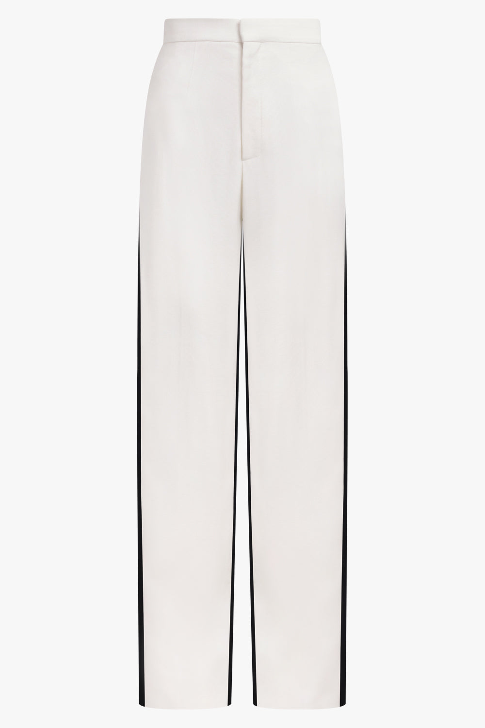 PHOEBE PHILO RTW Bi-Colour Trousers | Black/Parchment
