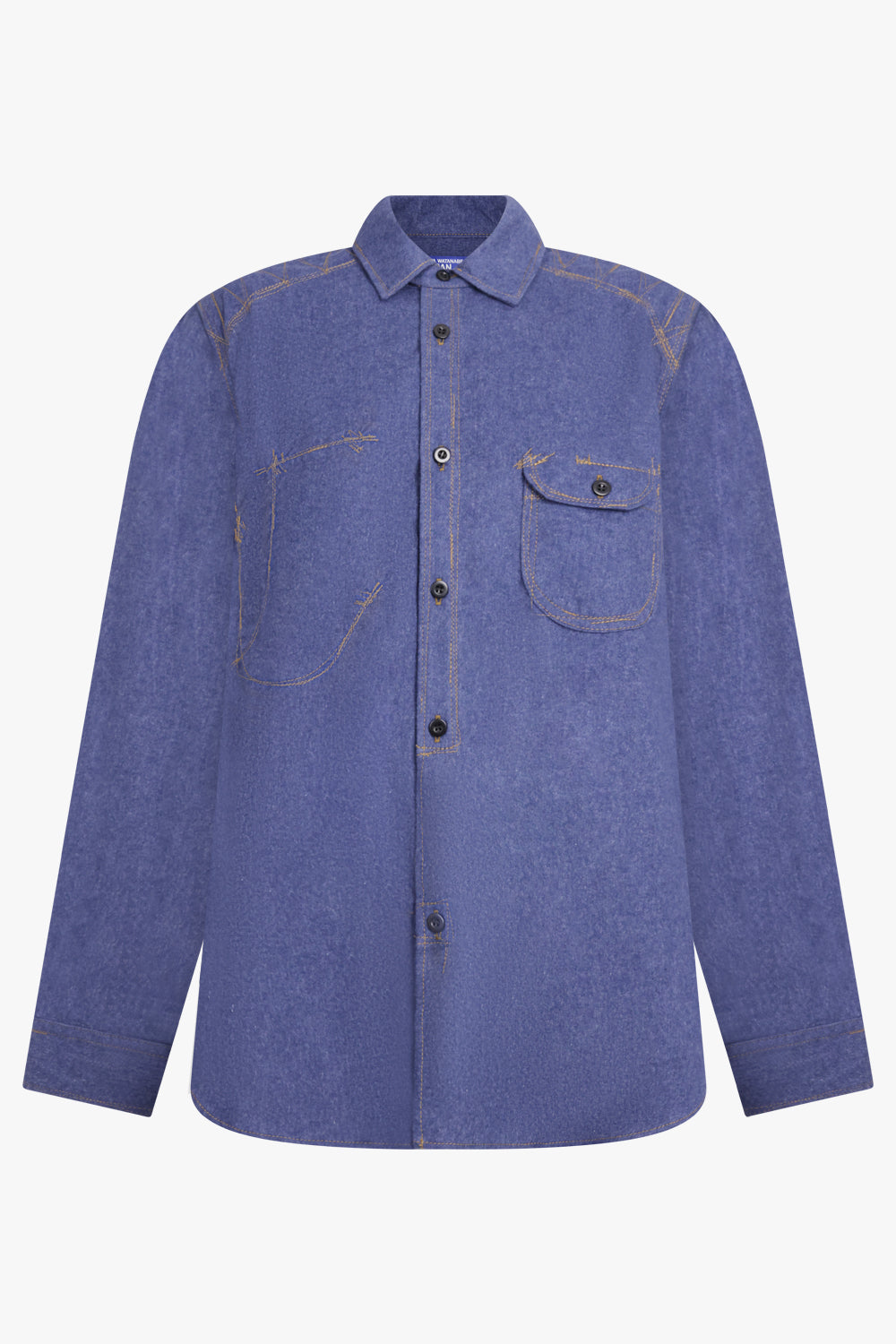 JUNYA WATANABE RTW Stitch Detail Shirt | Navy