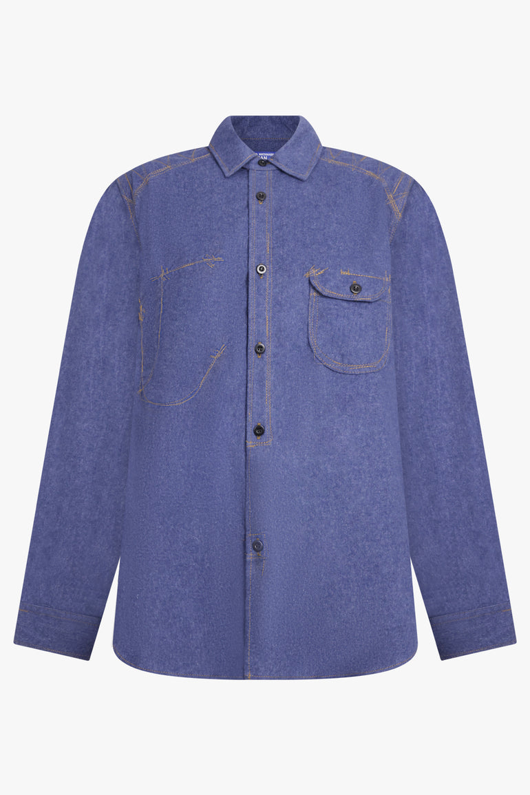 JUNYA WATANABE RTW Stitch Detail Shirt | Navy