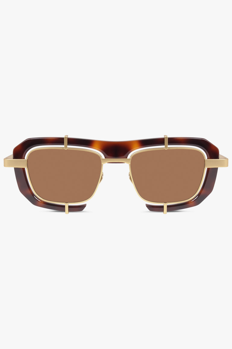 JW ANDERSON SUNGLASSES BROWN / Havana JWA03 Geometric Sunglasses | Havana