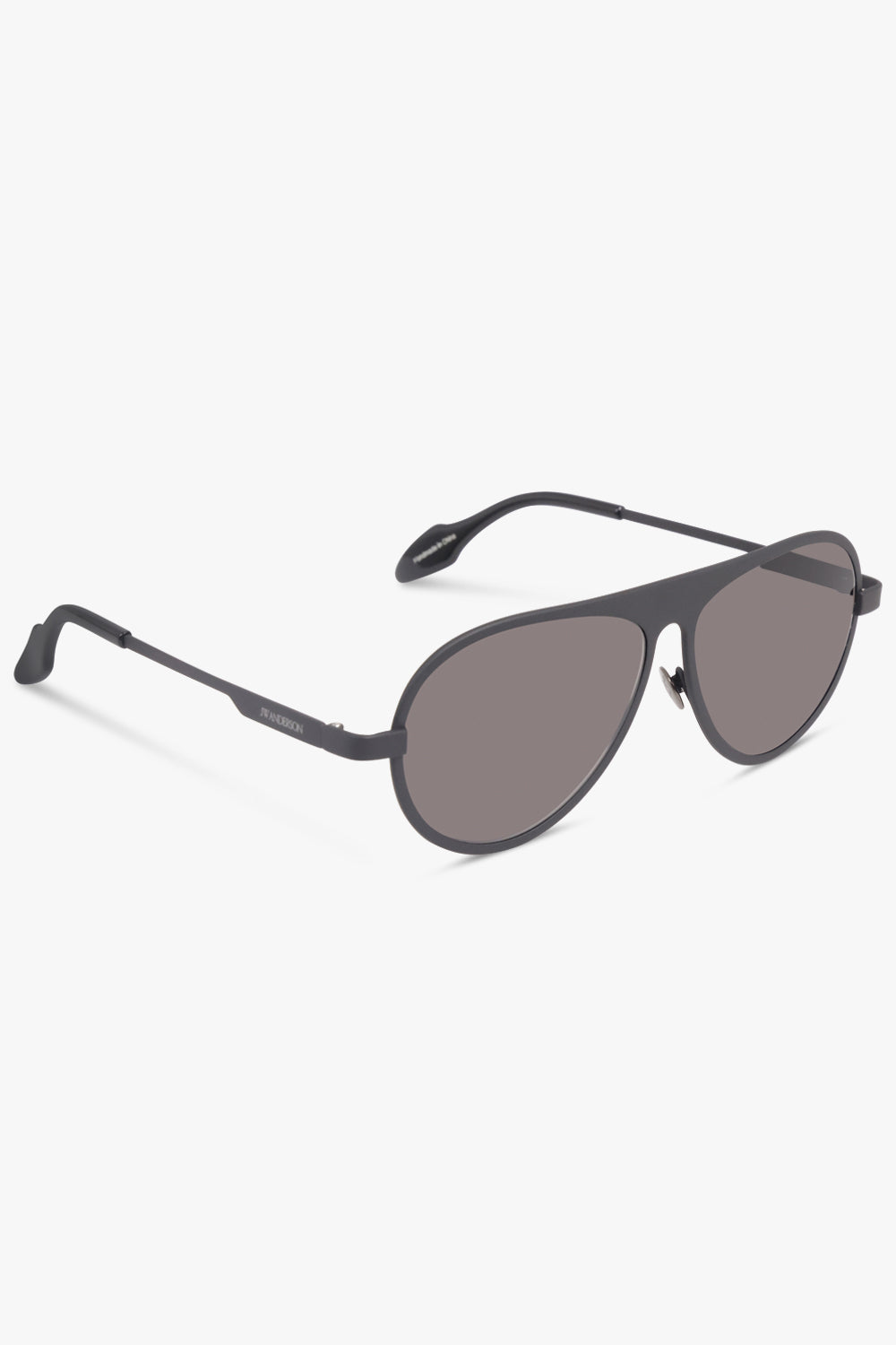 JW ANDERSON SUNGLASSES BLACK / Black JWA05 Aviator Sunglasses | Black