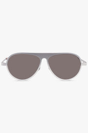 JW ANDERSON SUNGLASSES SILVER / Silver JWA05 Aviator Sunglasses | Silver
