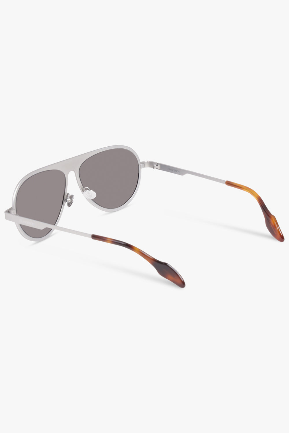 JW ANDERSON SUNGLASSES SILVER / Silver JWA05 Aviator Sunglasses | Silver