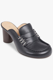 JW ANDERSON SHOES Loafer Mule 75mm Heel | Black
