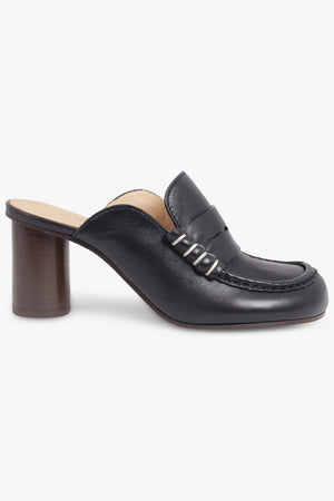 JW ANDERSON SHOES Loafer Mule 75mm Heel | Black
