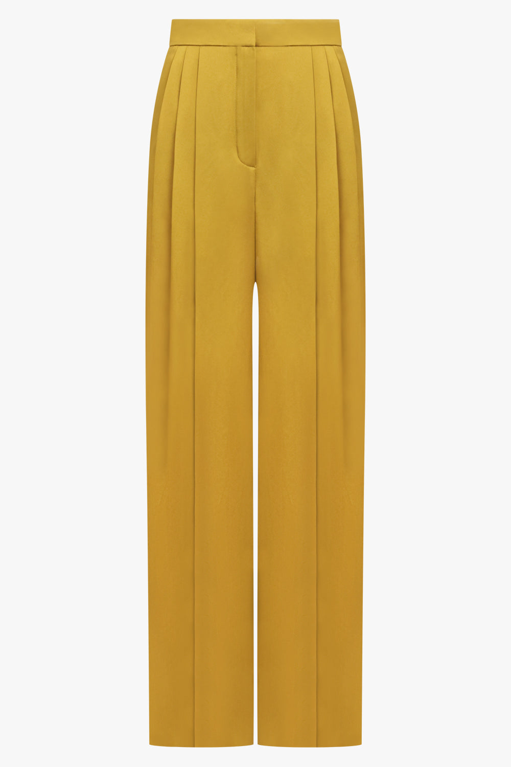 NINA RICCI RTW Wide Leg Pleat Pant | Gold