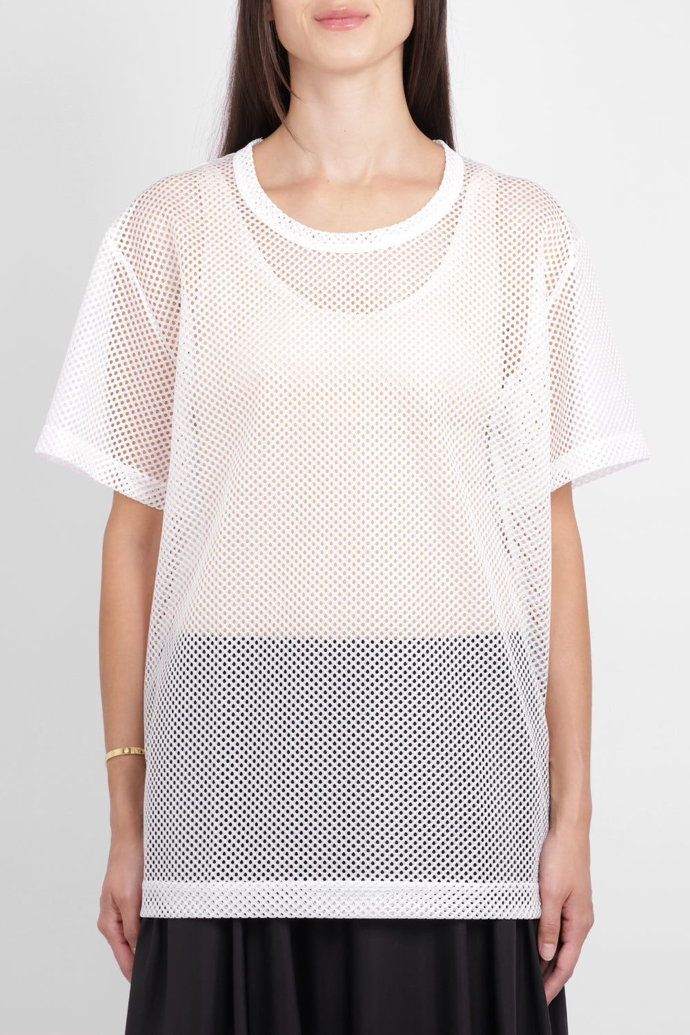 COMME DES GARCONS RTW S/S Mesh T-Shirt | White