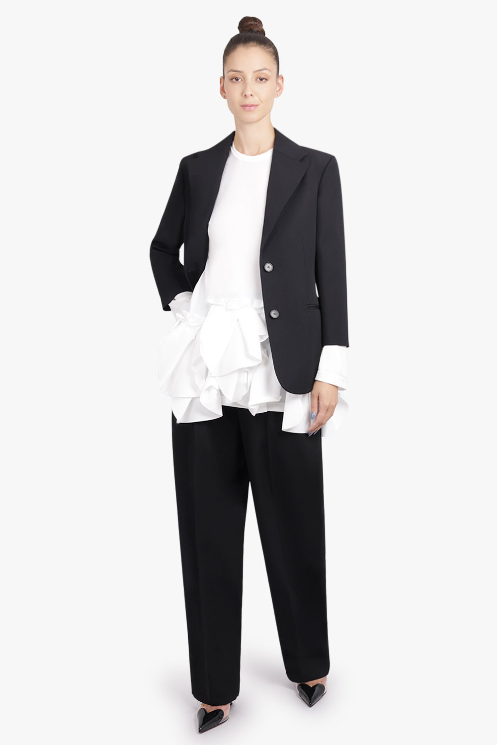 GIVENCHY RTW Single Breasted Two Button Jacket | Black