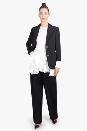 GIVENCHY RTW Single Breasted Two Button Jacket | Black