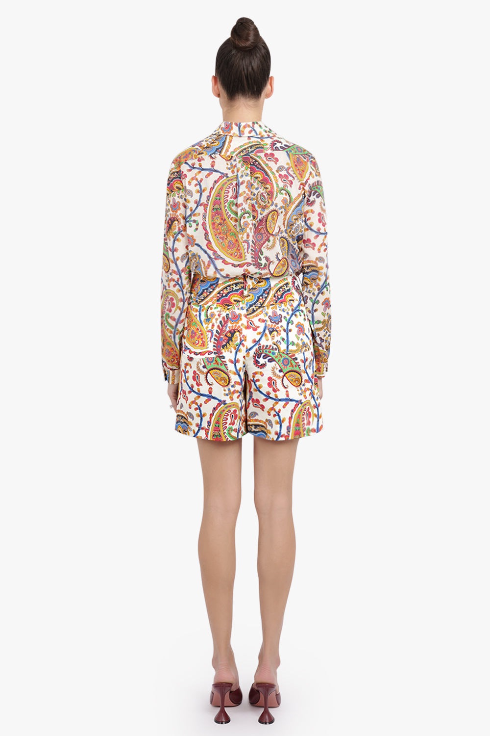 ETRO RTW L/S Paisley Print Shirt | White/Multi