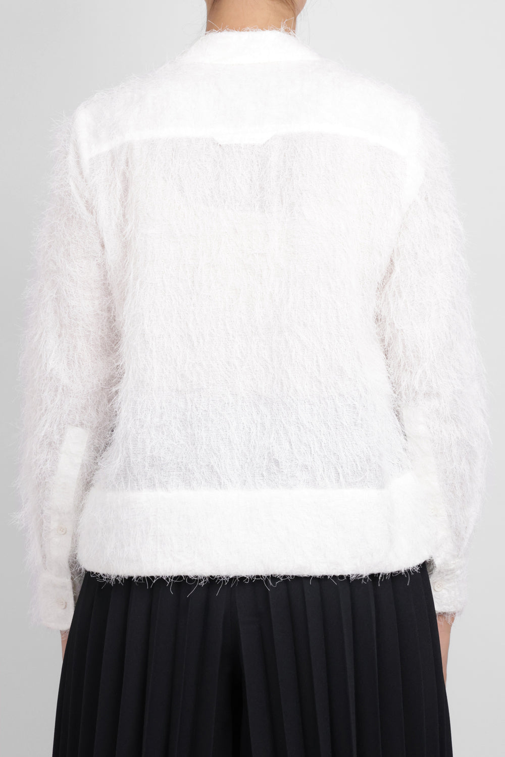 MELITTA BAUMEISTER RTW Hairy L/S Foam Hem Shirt | White