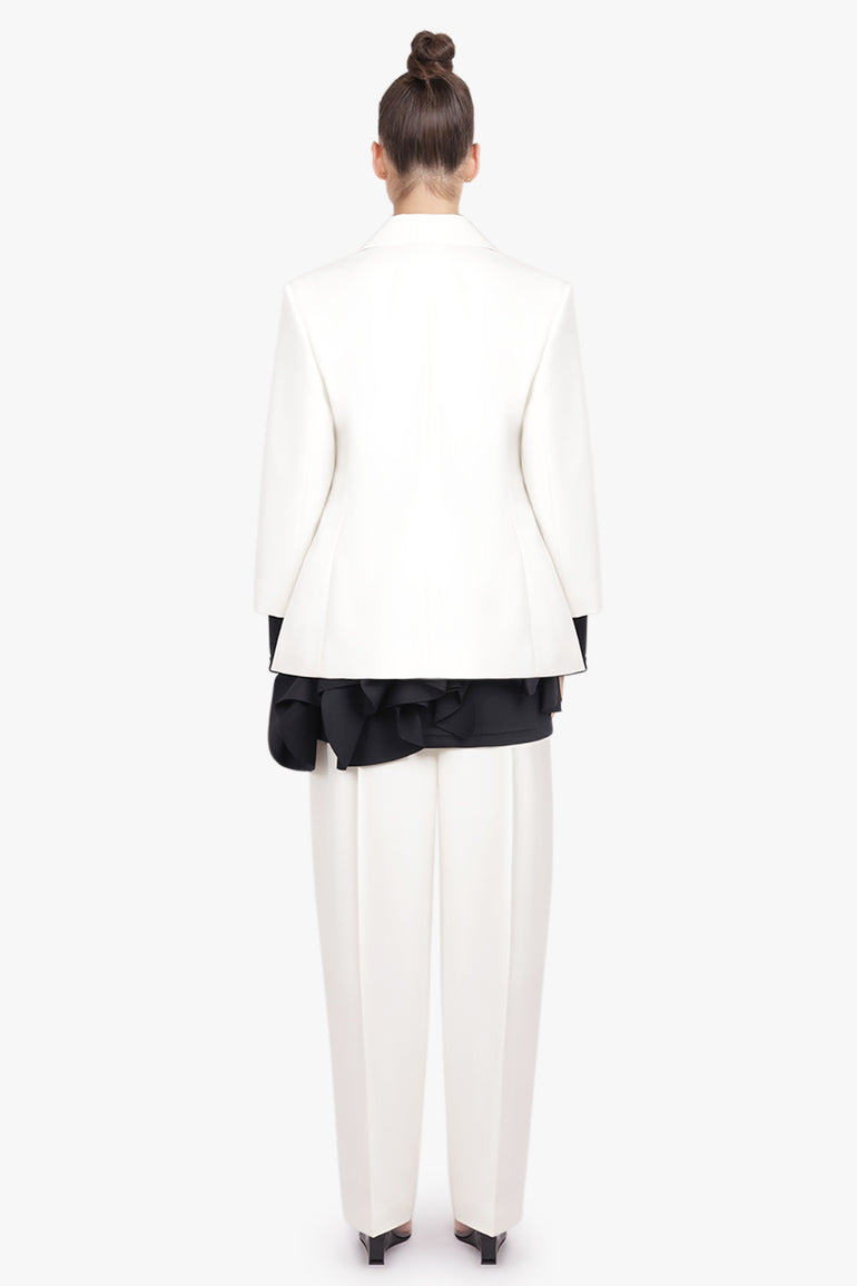GIVENCHY RTW Single Breasted Two Button Jacket | Ivory