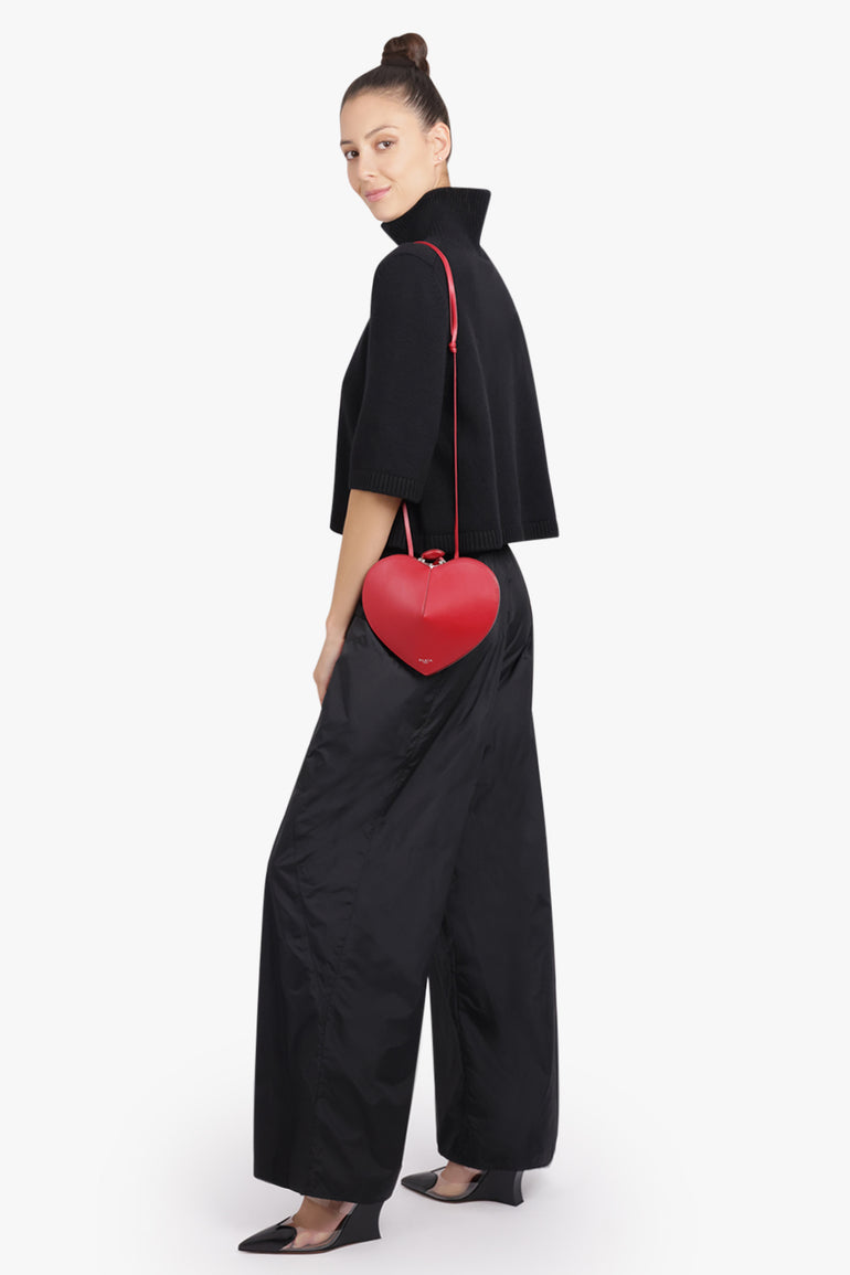 ALAIA BAGS RED / Red / ONE SIZE Le Coeur Heart Shaped Bag | Red