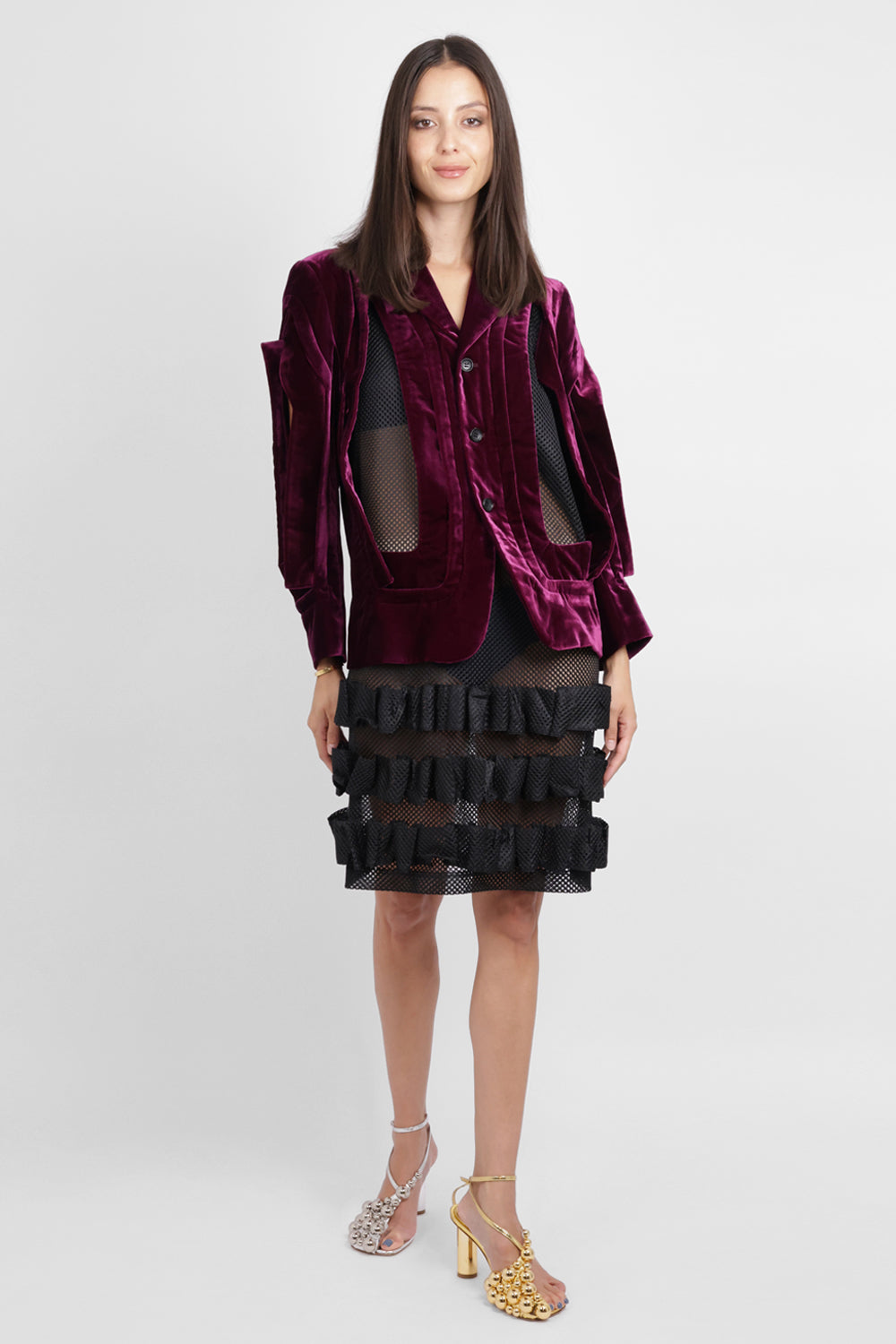 COMME DES GARCONS RTW Mesh Singlet Dress | Black