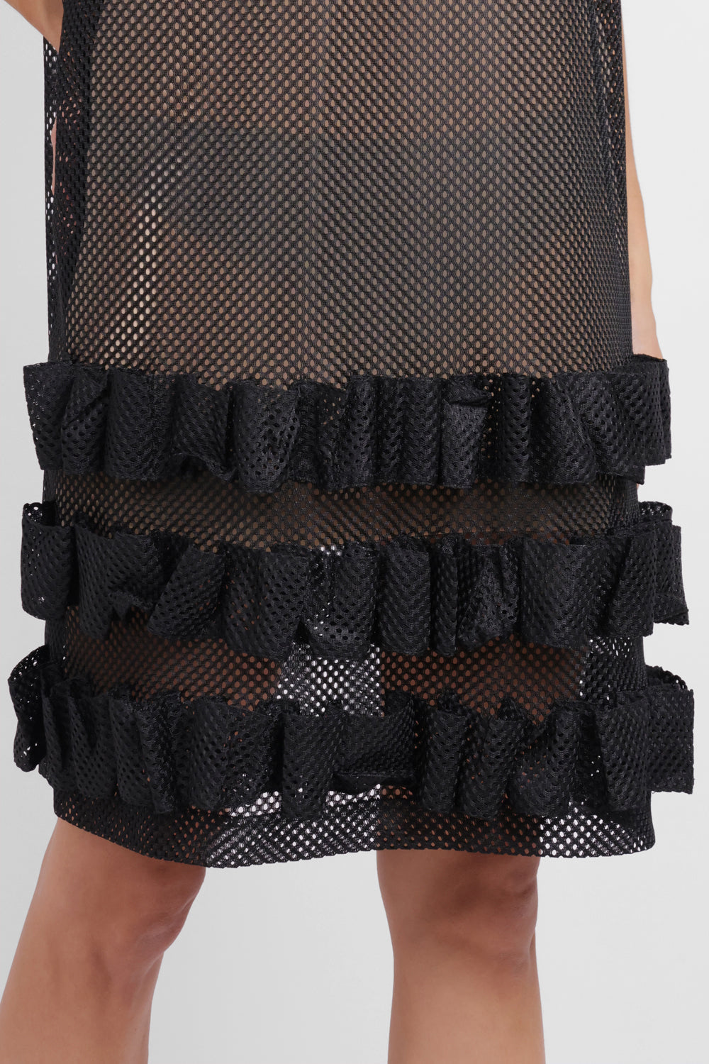 COMME DES GARCONS RTW Mesh Singlet Dress | Black