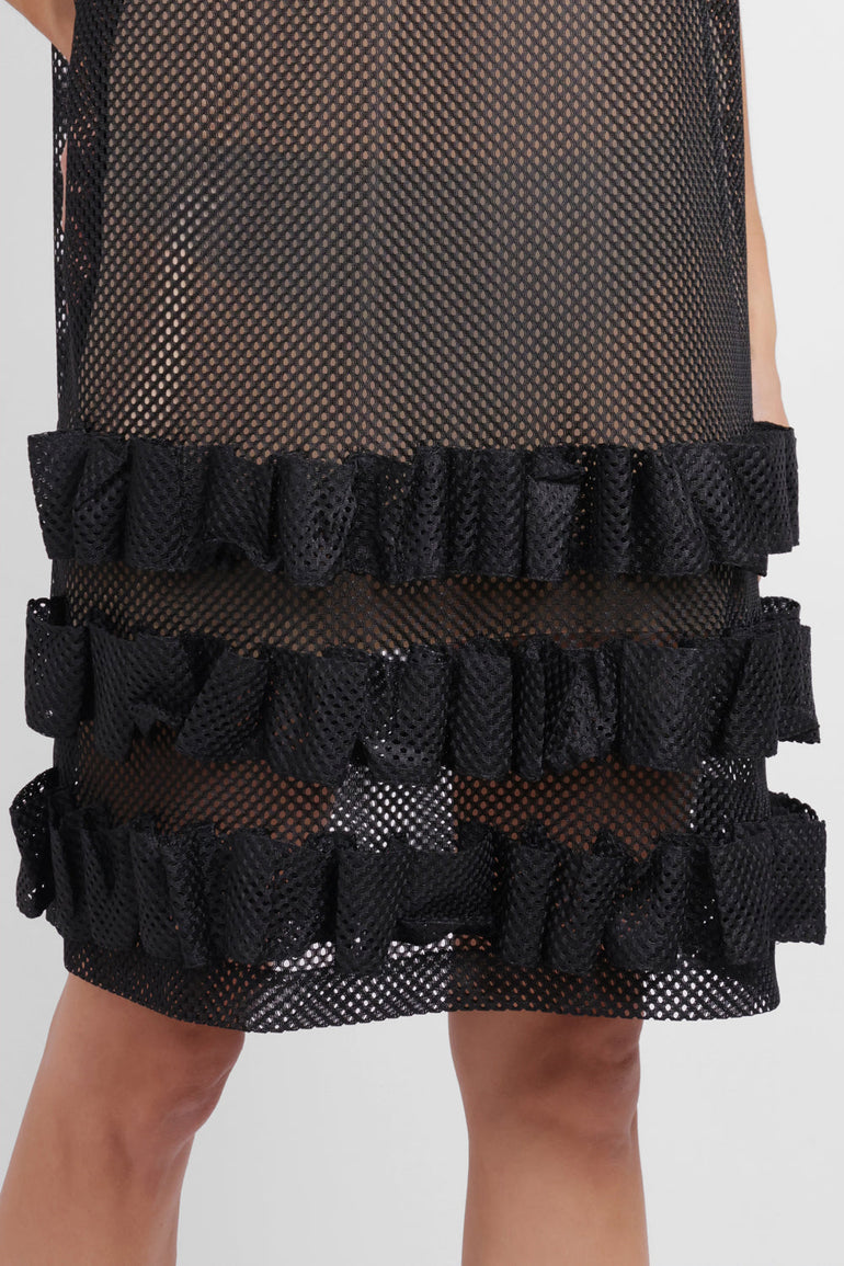 COMME DES GARCONS RTW Mesh Singlet Dress | Black