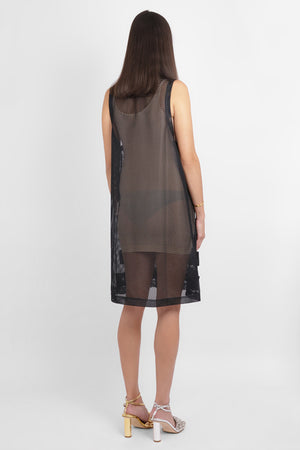COMME DES GARCONS RTW Mesh Singlet Dress | Black