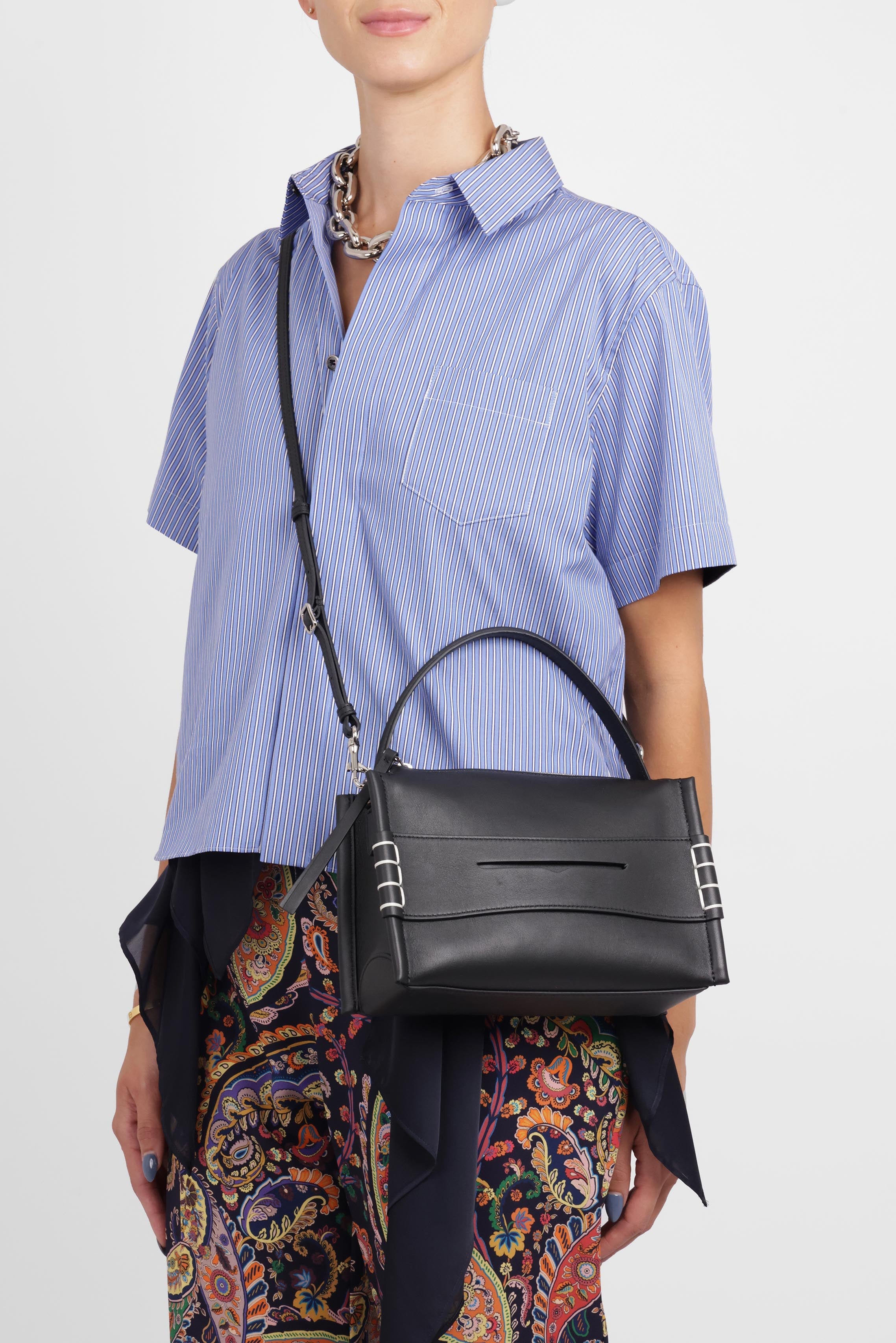 JW ANDERSON BAGS BLACK / BLACK Small Loafer Bag | Black