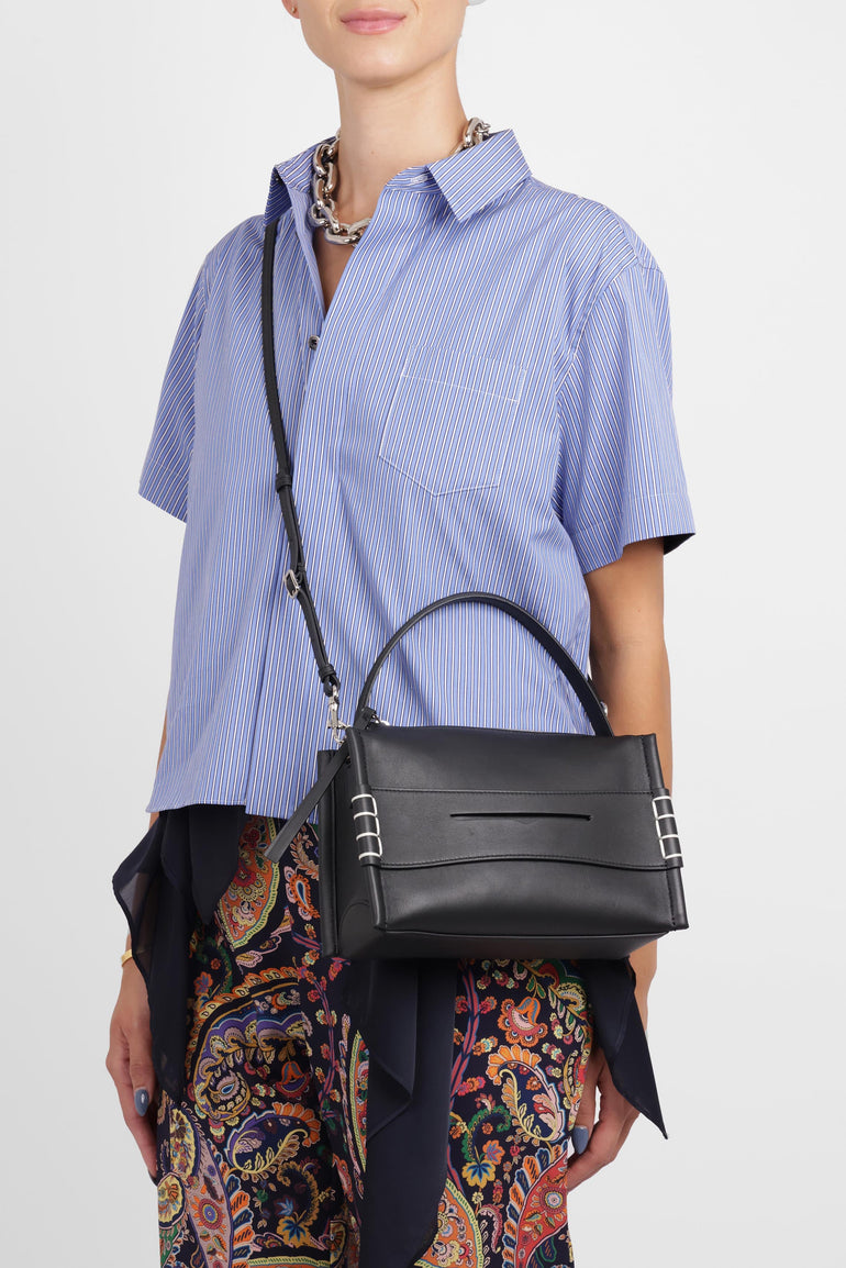 JW ANDERSON BAGS BLACK / BLACK Small Loafer Bag | Black