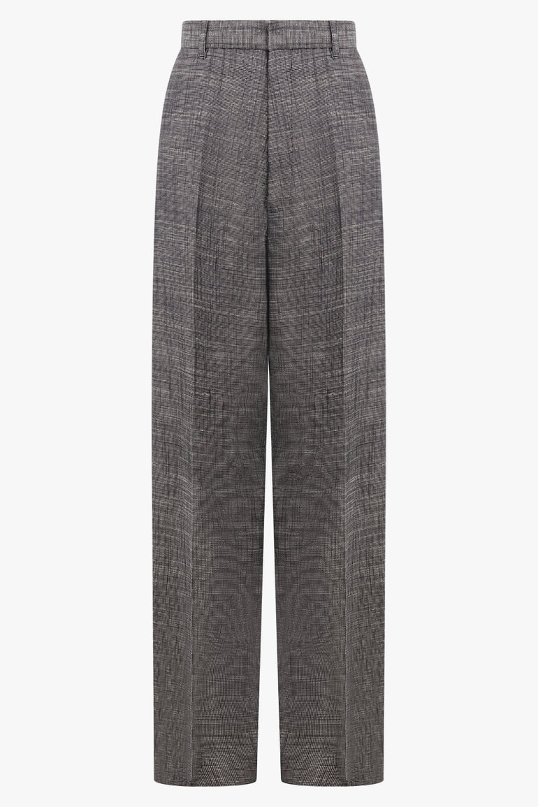 PHOEBE PHILO RTW Zip Trouser | Grey/Brown