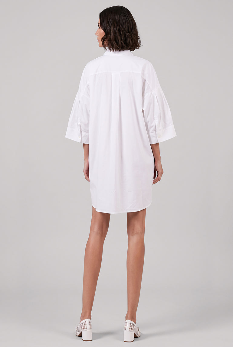 SACAI Dresses Bell Cuff Shirt Dress | Off White