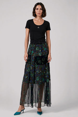 Lollo Multicolour Orb T-Shirt | Black