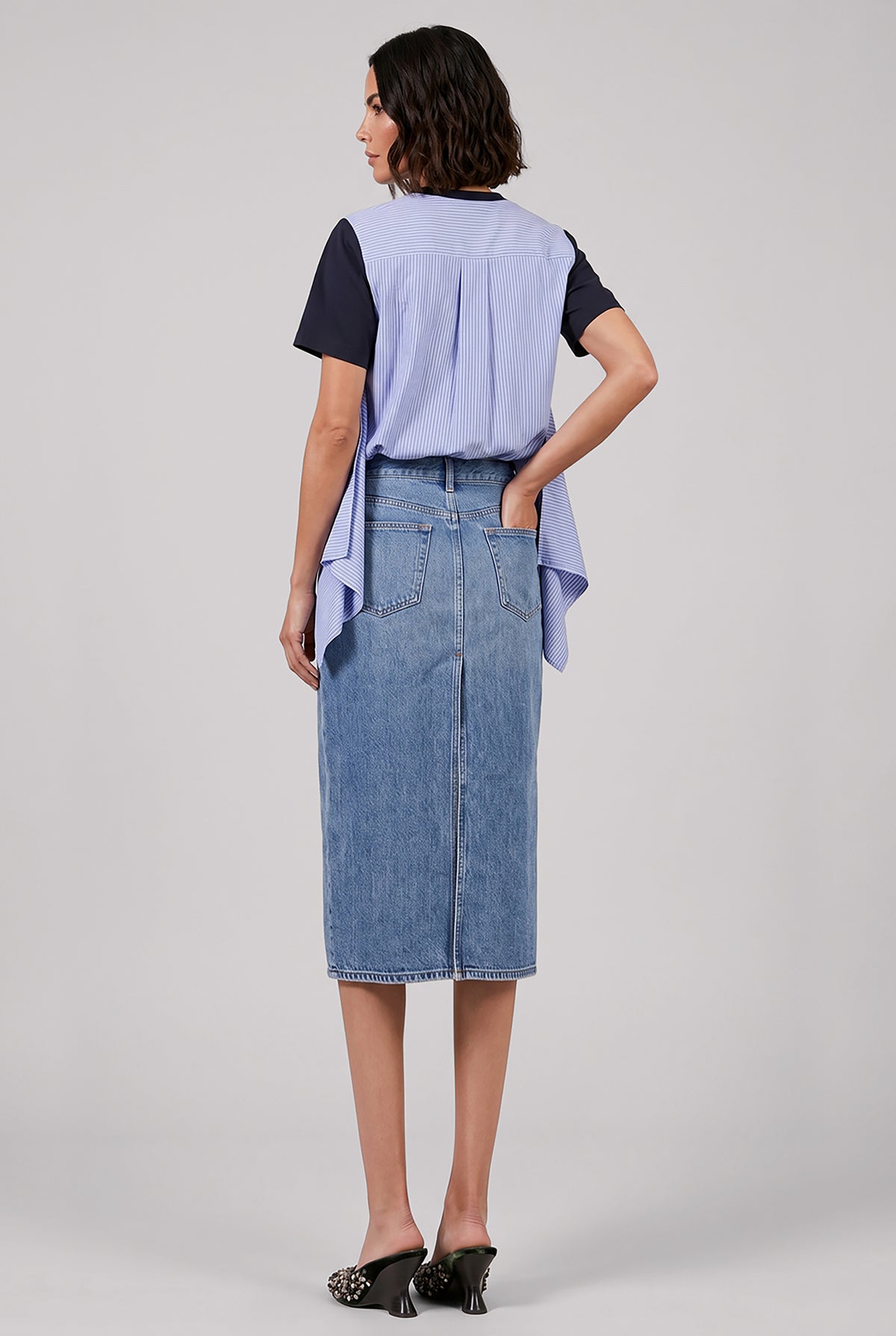 JACQUEMUS RTW La Jupe De Nimes Criollo | Light Blue