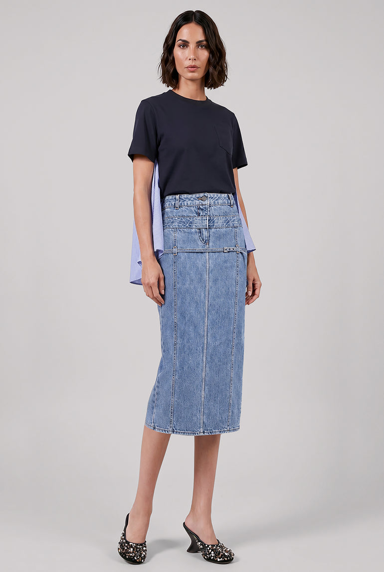 JACQUEMUS RTW La Jupe De Nimes Criollo | Light Blue